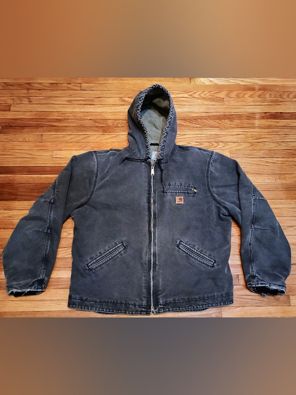 Vintage Carhartt J141 BLK Sandstone Sierra Jacket,XL Regular